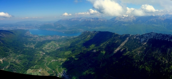 Pointe nord de la manche avec vue sur Annecy